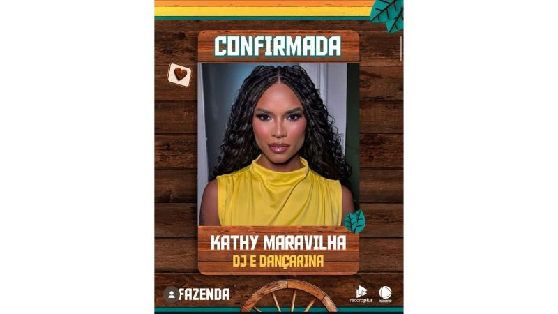 Kathy Maravilha. - Reprodução/RECORD