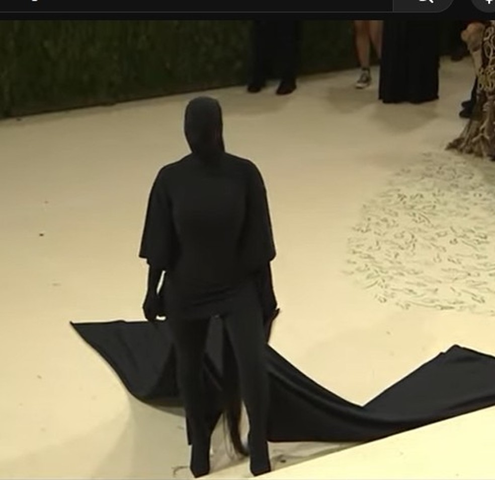 Kim Kardashian Met Gala 2021 — Foto: reprodução