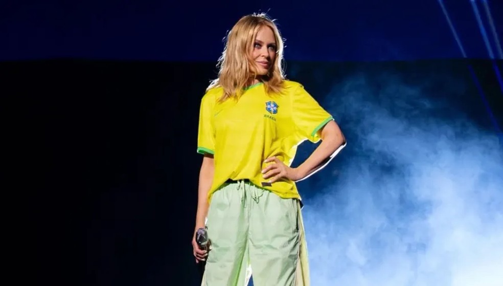 A cantora australiana Kylie Minogue estará presente na cerimônia do Prêmio Earthshot 2025, no Rio — Foto: Divulgação/Tension Tour
