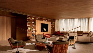 Vermelho é a cor mais quente em apartamento sofisticadíssimo | Yearbook