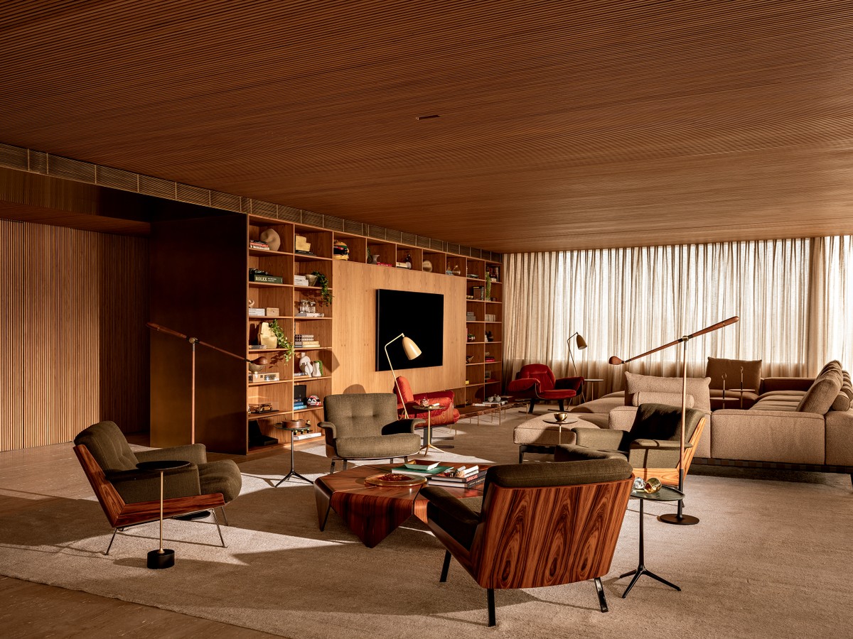 Vermelho é a cor mais quente em apartamento sofisticadíssimo | Yearbook