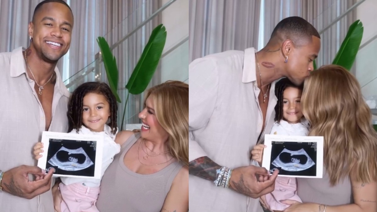 Anúncio de gravidez de Lore Improta e Léo Santana emociona famosos: 'Tão felizes por vocês!'
