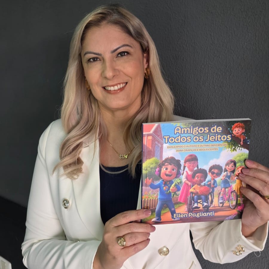 Livro ensina crianças a acolherem pessoas com deficiência