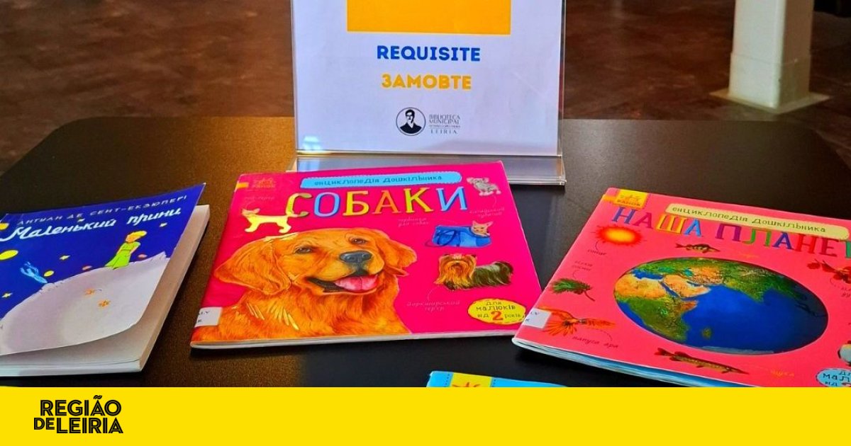 já há livros ucranianos na Biblioteca – Região de Leiria