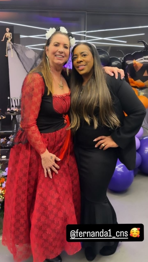 Margareth Serrão e Fernanda Cristina