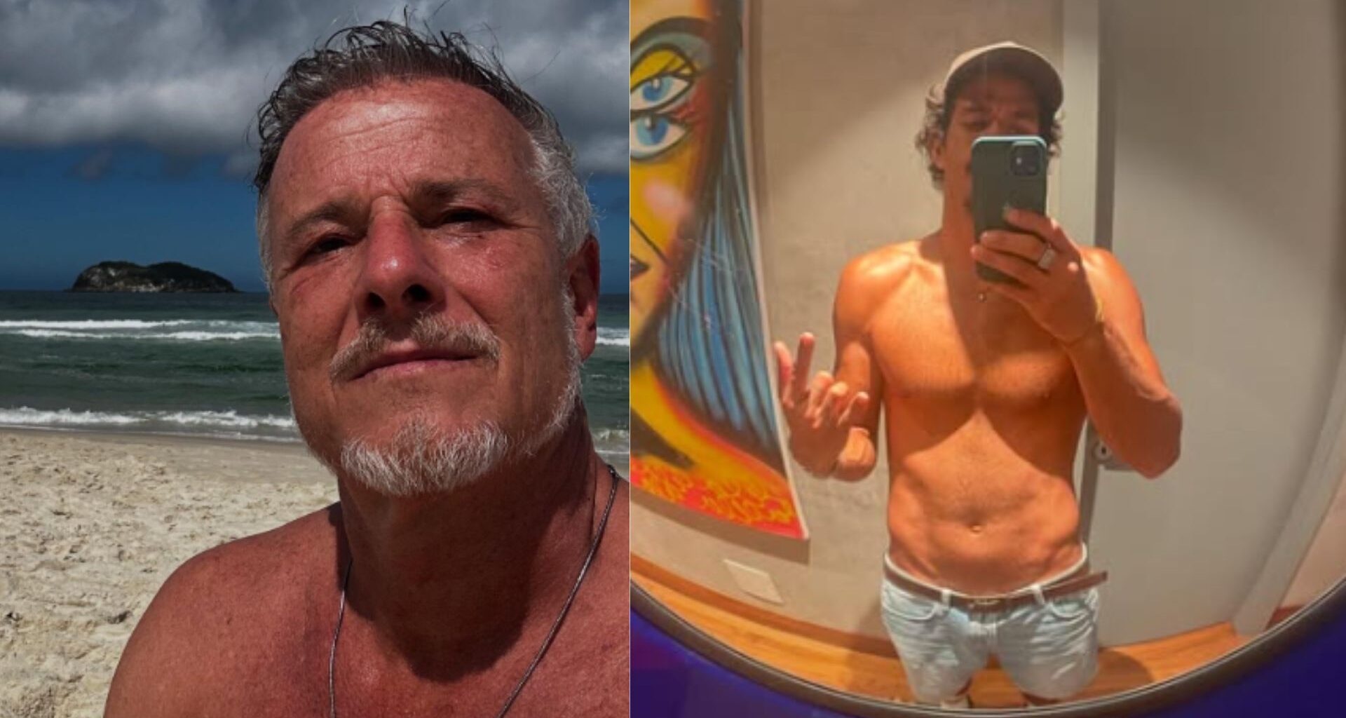 Diogo e Marcello Novaes - Fotos: Reprodução/Instagram