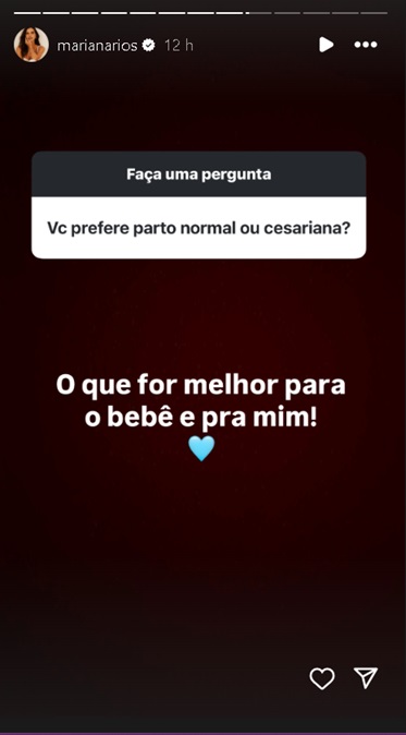 Mariana Rios fala sobre gestação — Foto: Reprodução/Instagram @marianarios