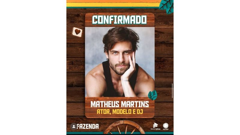 Matheus Martins. - Reprodução/RECORD