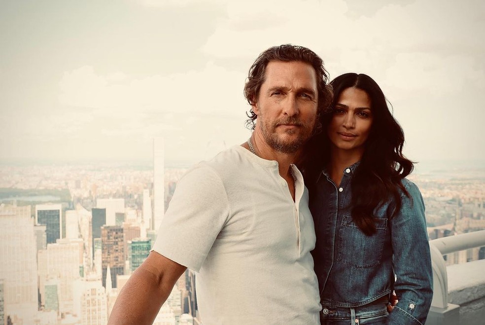 Matthew McConaughey e Camila Alves — Foto: Reprodução / Instagram