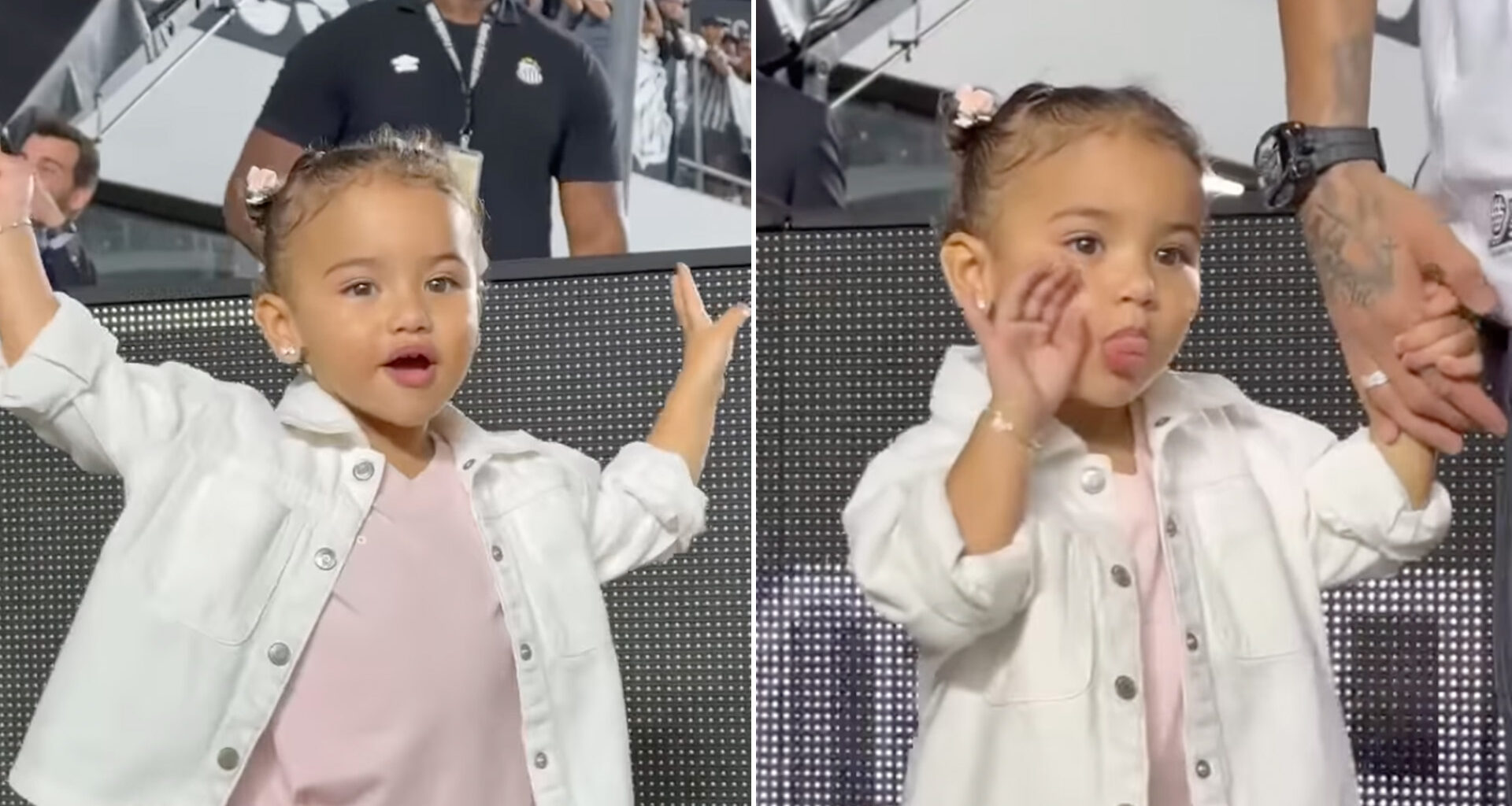 Mavie, filha de Neymar Jr e Bruna Biancardi - Foto: Reprodução / Instagram @santosfc