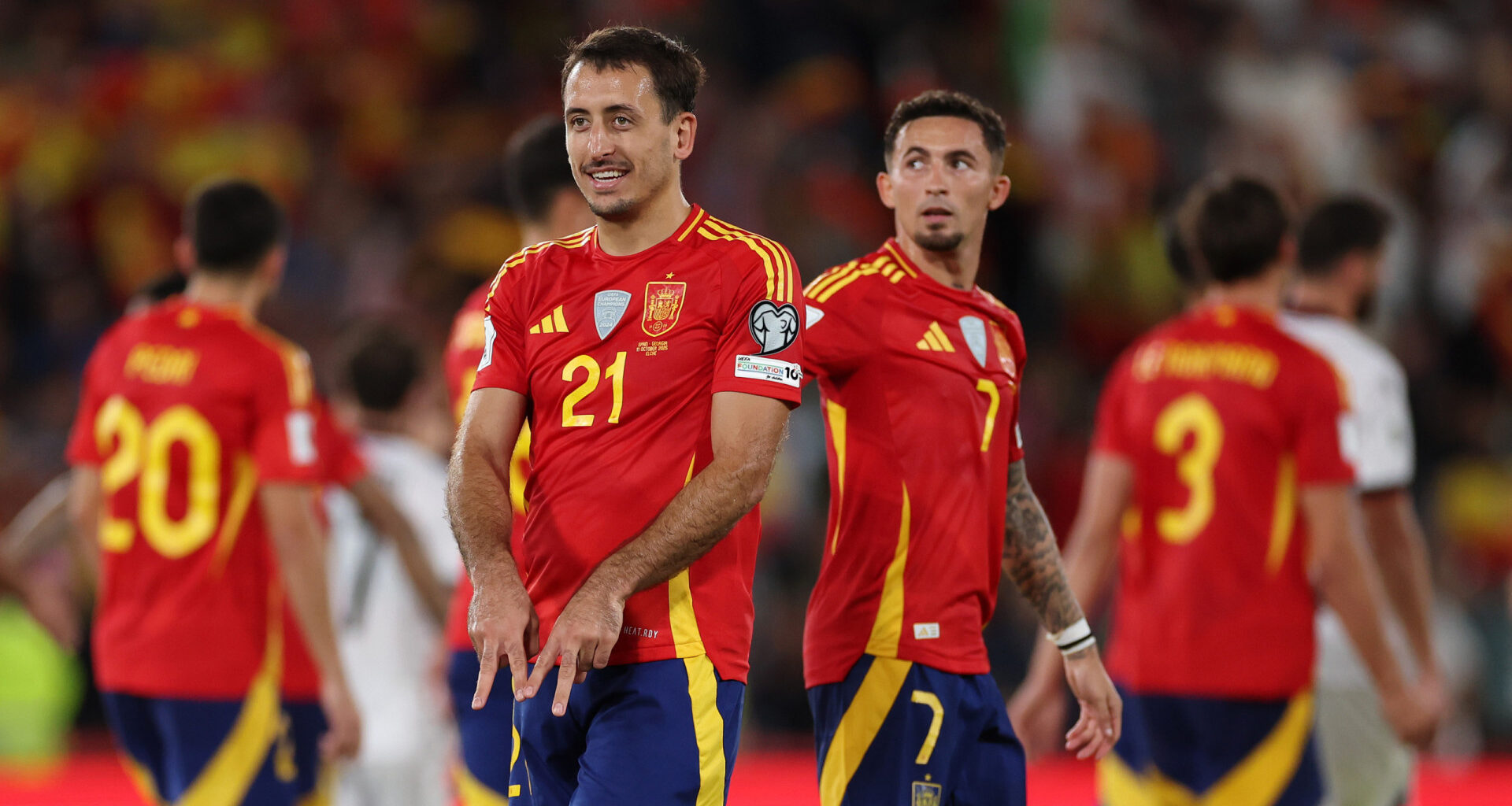 Espanha (sem Samu) vence Geórgia. Turquia 'atropela' a Bulgária