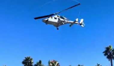 Helicóptero despenha-se na Califórnia. Há uma criança entre os 5 feridos
