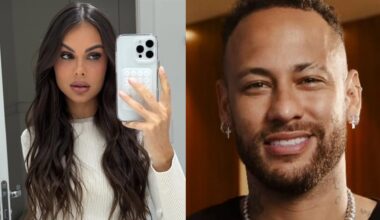 Neymar e Amanda Kimberlly - Foto: Reprodução/Instagram @neymarjr e @akimberlly