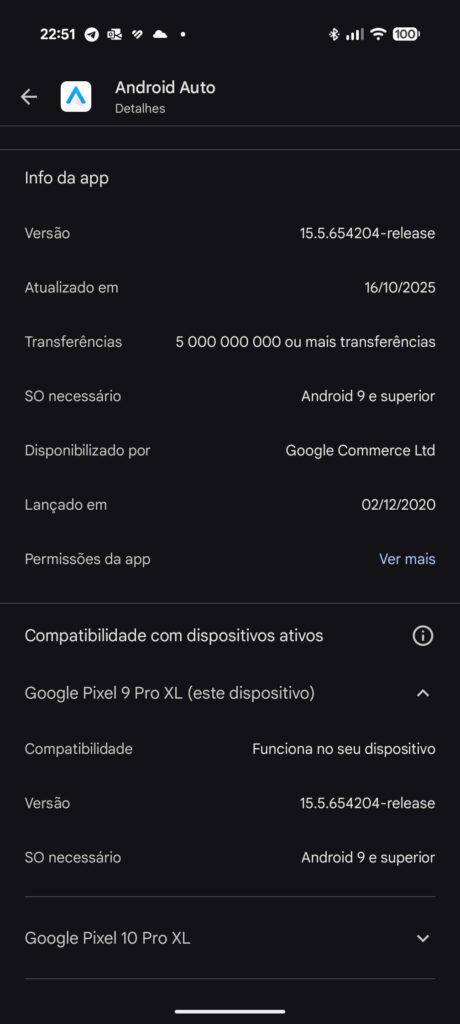 Android Auto Android 8 Google atualização