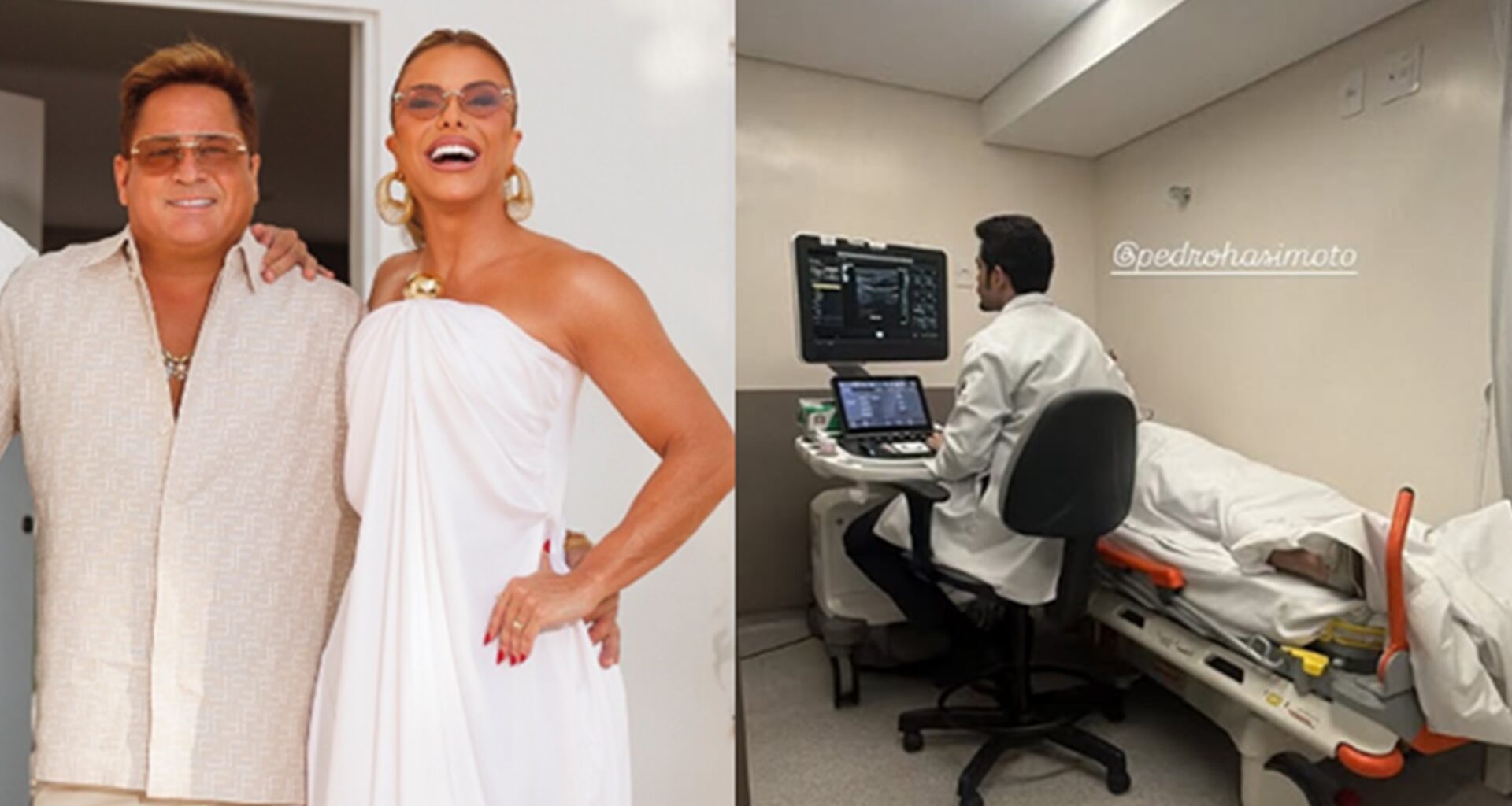 Poliana Rocha mostra ida de Leonardo ao hospital - Foto: Instagram @poliana