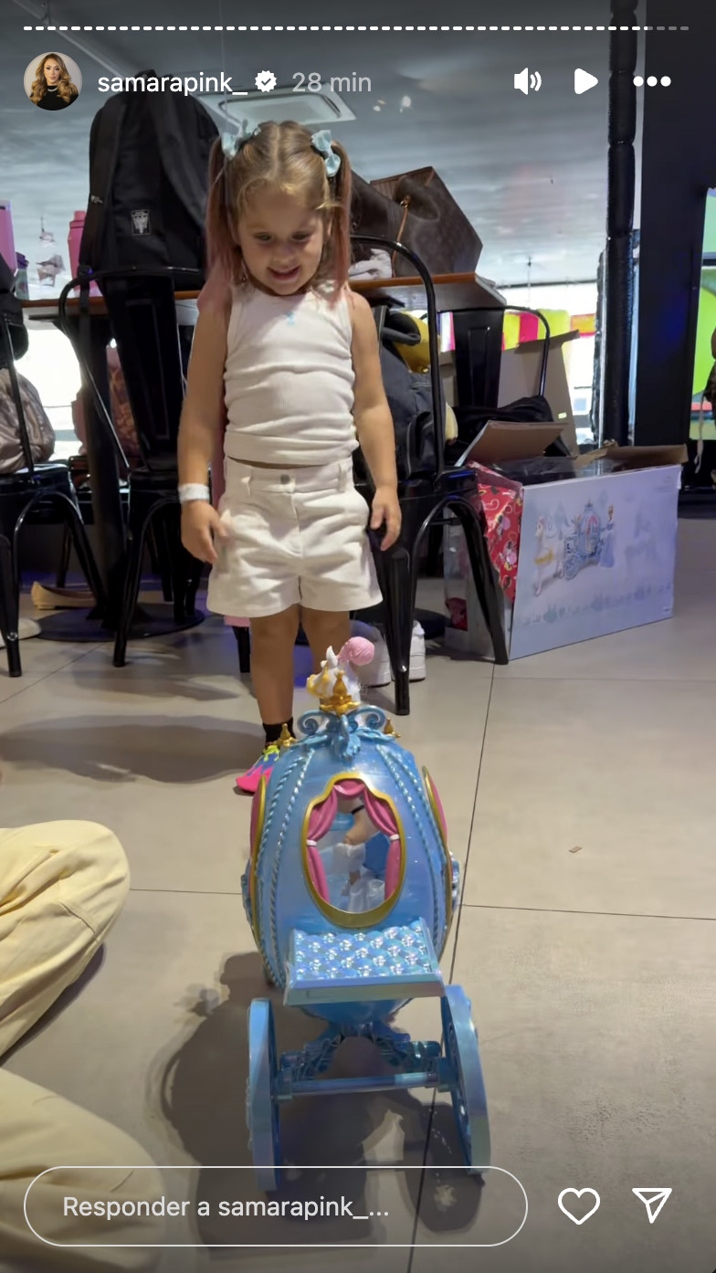 Presente de Samara Pink para Maria Flor - Foto: Reprodução / Instagram