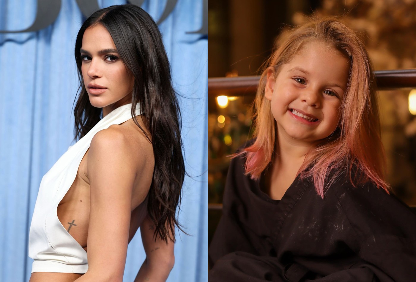 Bruna Marquezine se derrete por Maria Flor, filha de Virginia Fonseca e Zé Felipe: 'Perfeita'
