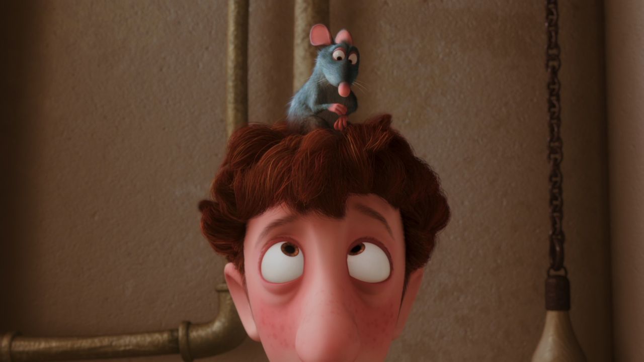 Remy e Linguini na animação 'Ratatouille' (2007)