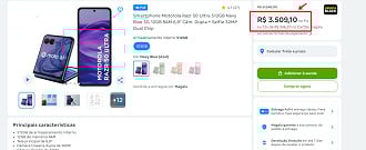 Oferta do Razr 50 Ultra