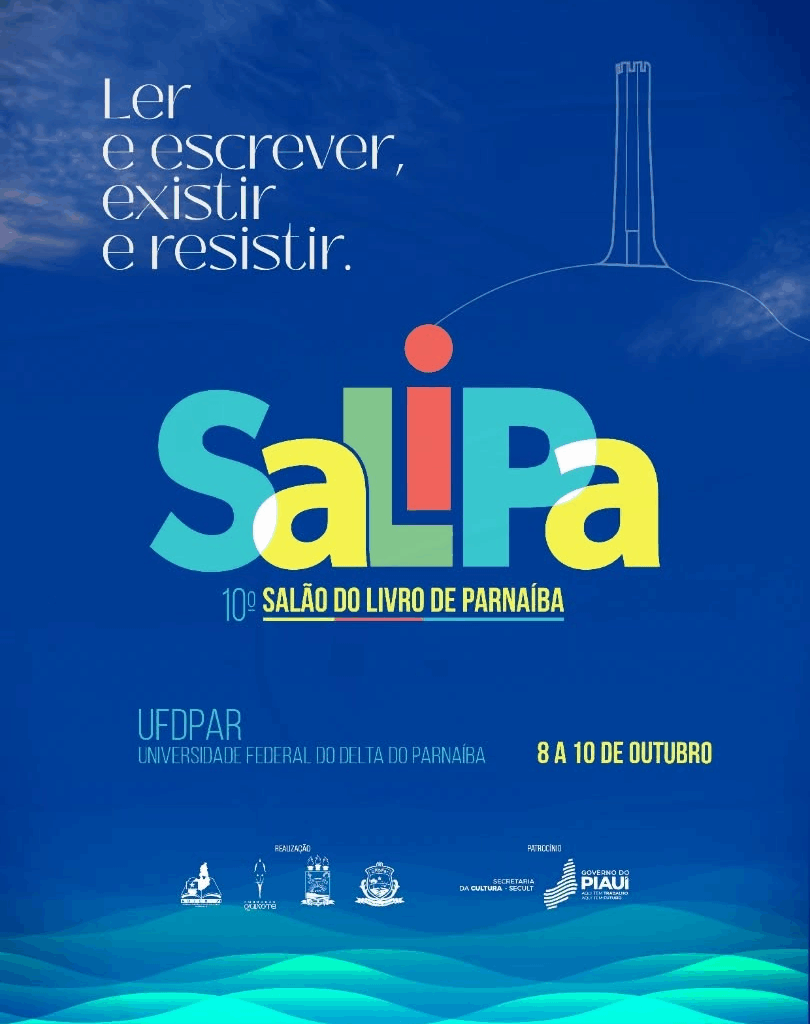 Com realização da UFPI, Salão do Livro de Parnaíba (SaLiPa) 2025 termina hoje (10)