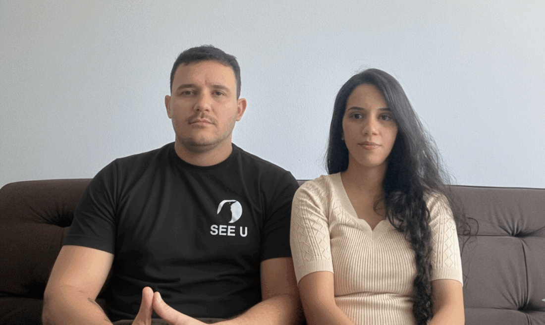 Arthur e Jaqueline Sendas, cofundadores do See U App.