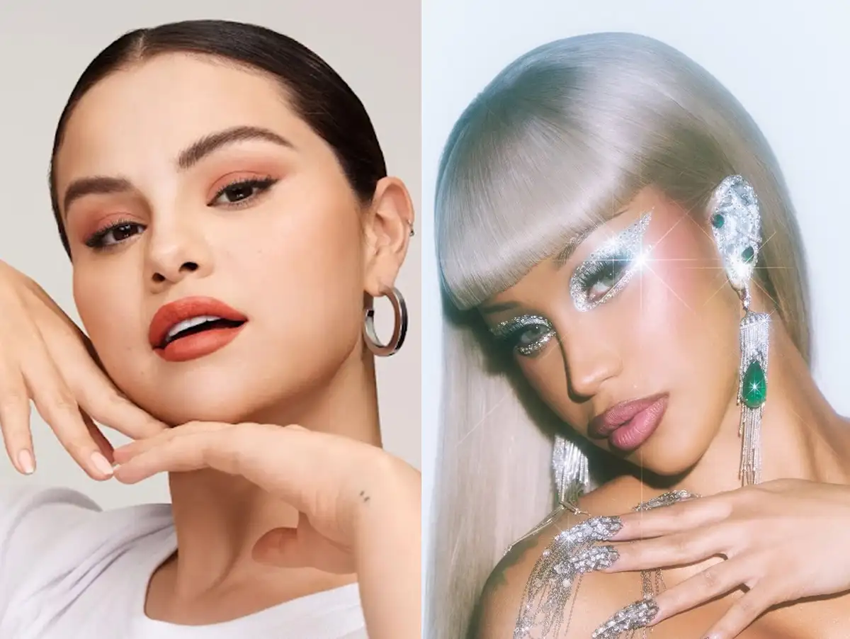 Com Cardi B, Selena Gomez alcança sua melhor posição na Hot 100 em 2025