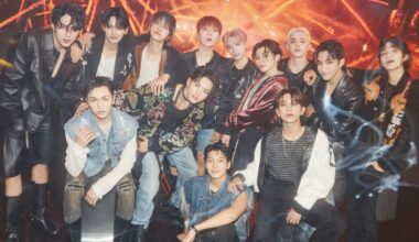 SEVENTEEN em concept foto em grupo de "SEVENTEENTH HEAVEN"