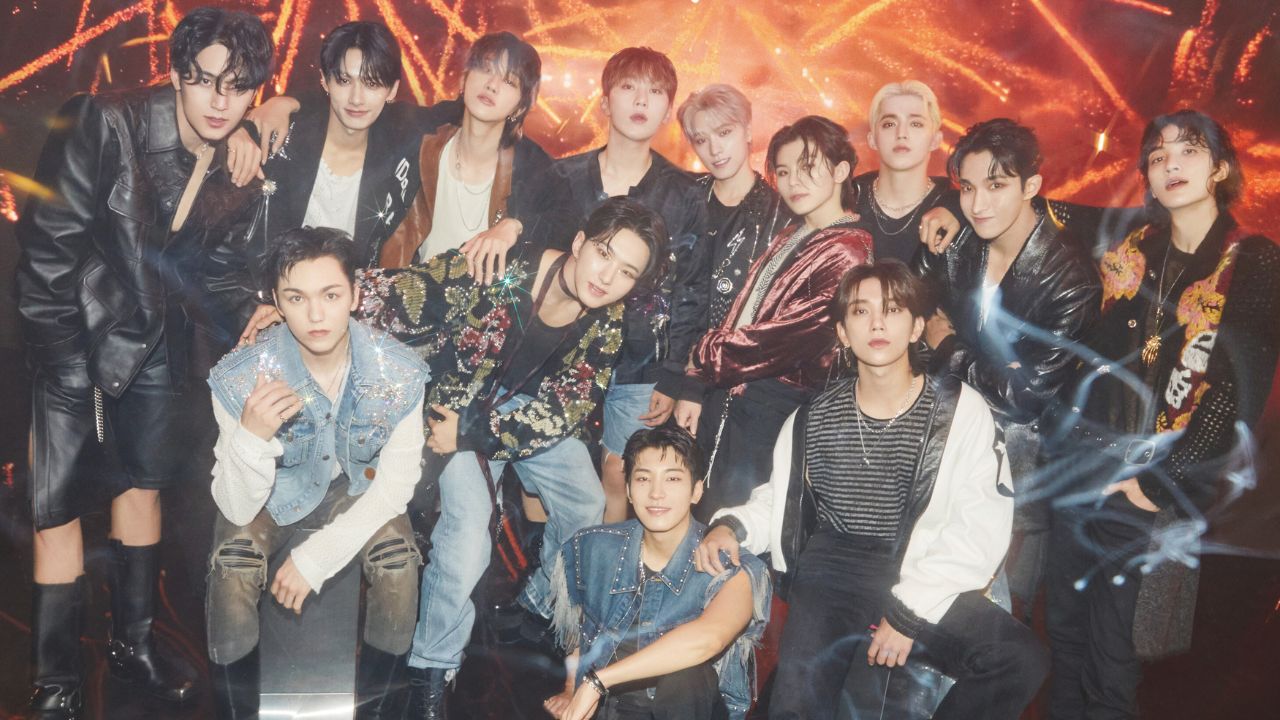 SEVENTEEN em concept foto em grupo de "SEVENTEENTH HEAVEN"