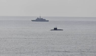 Submarino russo B-261 Novorossiysk avistado pela NATO