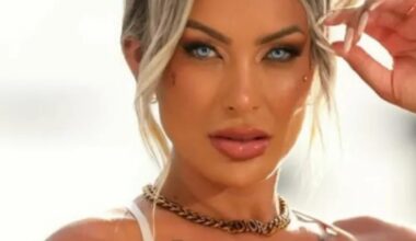 Andressa Urach surge como MC Ímola e presta homenagem a Ayrton Senna