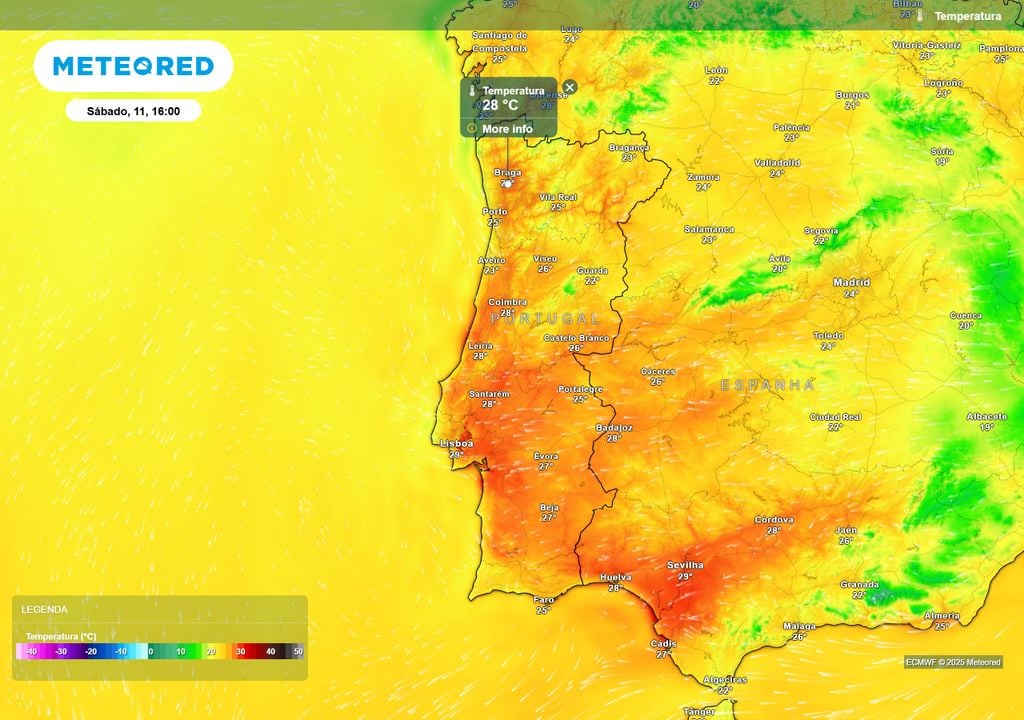 temperatura do ar à superfície
