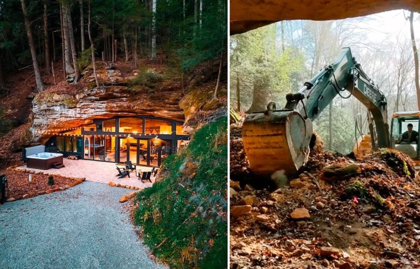 Caverna, Casa, Casa de luxo, casal