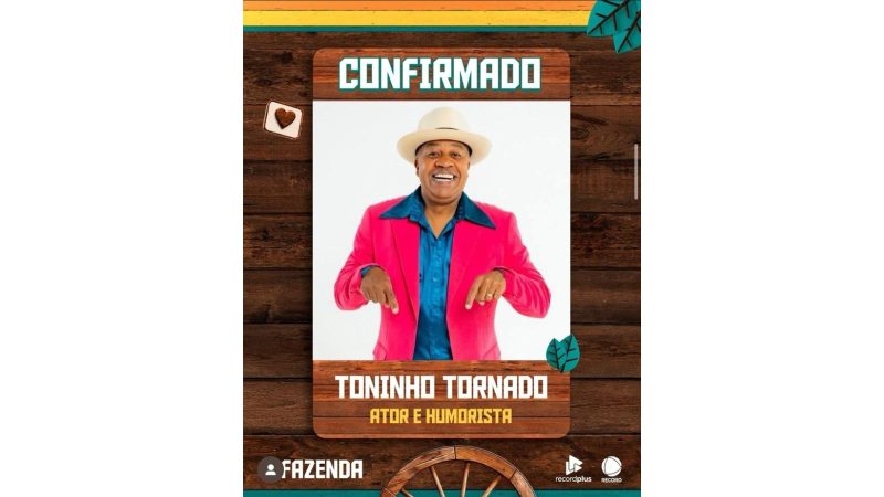 Toninho Tornado. - Reprodução/RECORD