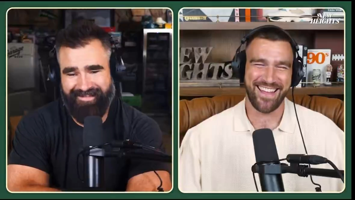 Travis Kelce reage à música "Wood", em que Taylor Swift canta sobre parte íntima dele