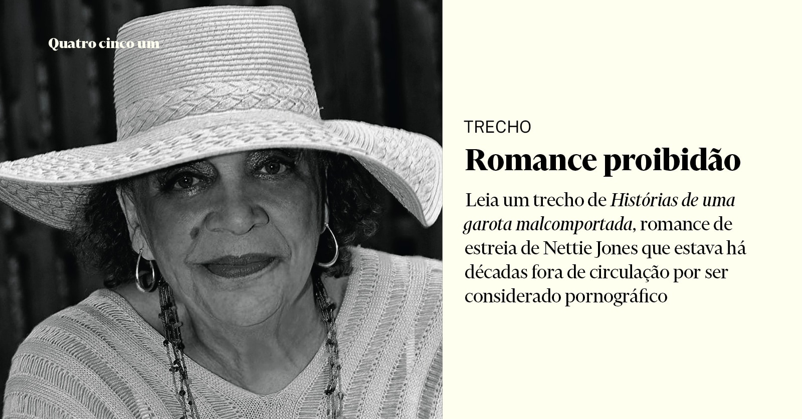 Romance proibidão - Quatro cinco um