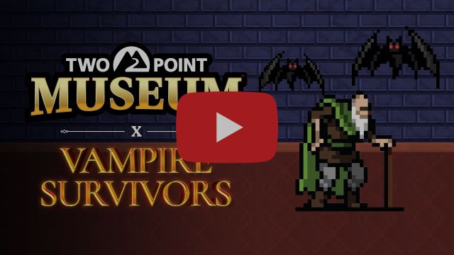 Two Point Museum encontra Vampire Survivors em atualização gratuita