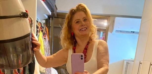 Vera Fischer posa de maiô e ganha elogios dos fãs