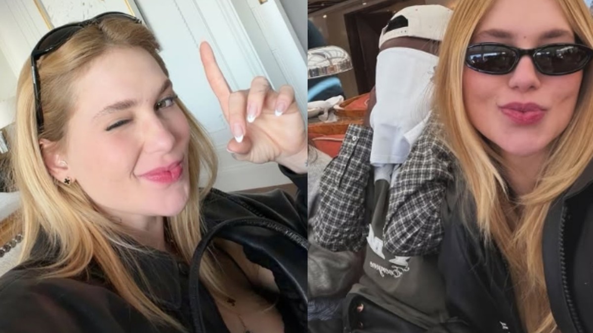 Foto de Virgínia Fonseca com Vini Jr. cobrindo o rosto viraliza; internautas pedem: 'Te preserva'