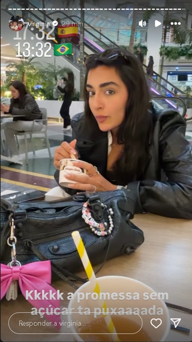 Storie de Virginia - Foto: Reprodução / Instagram @virginia