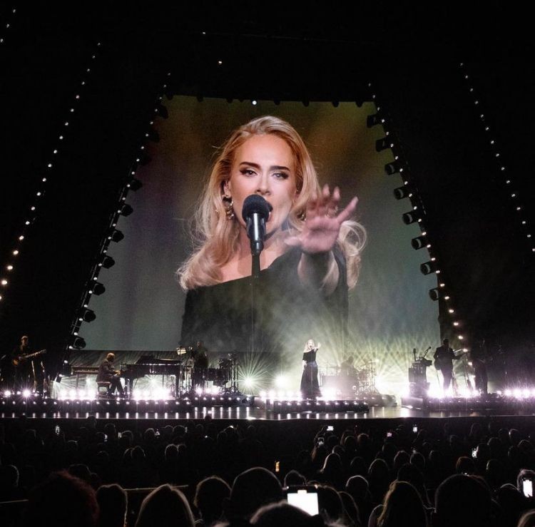 'Weekends with Adele', em Las Vegas — Foto: Reprodução