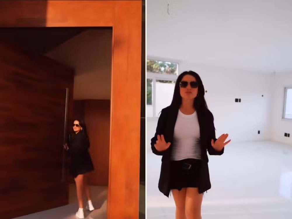 Entrada da casa de Juliette — Foto: Reprodução/Instagram