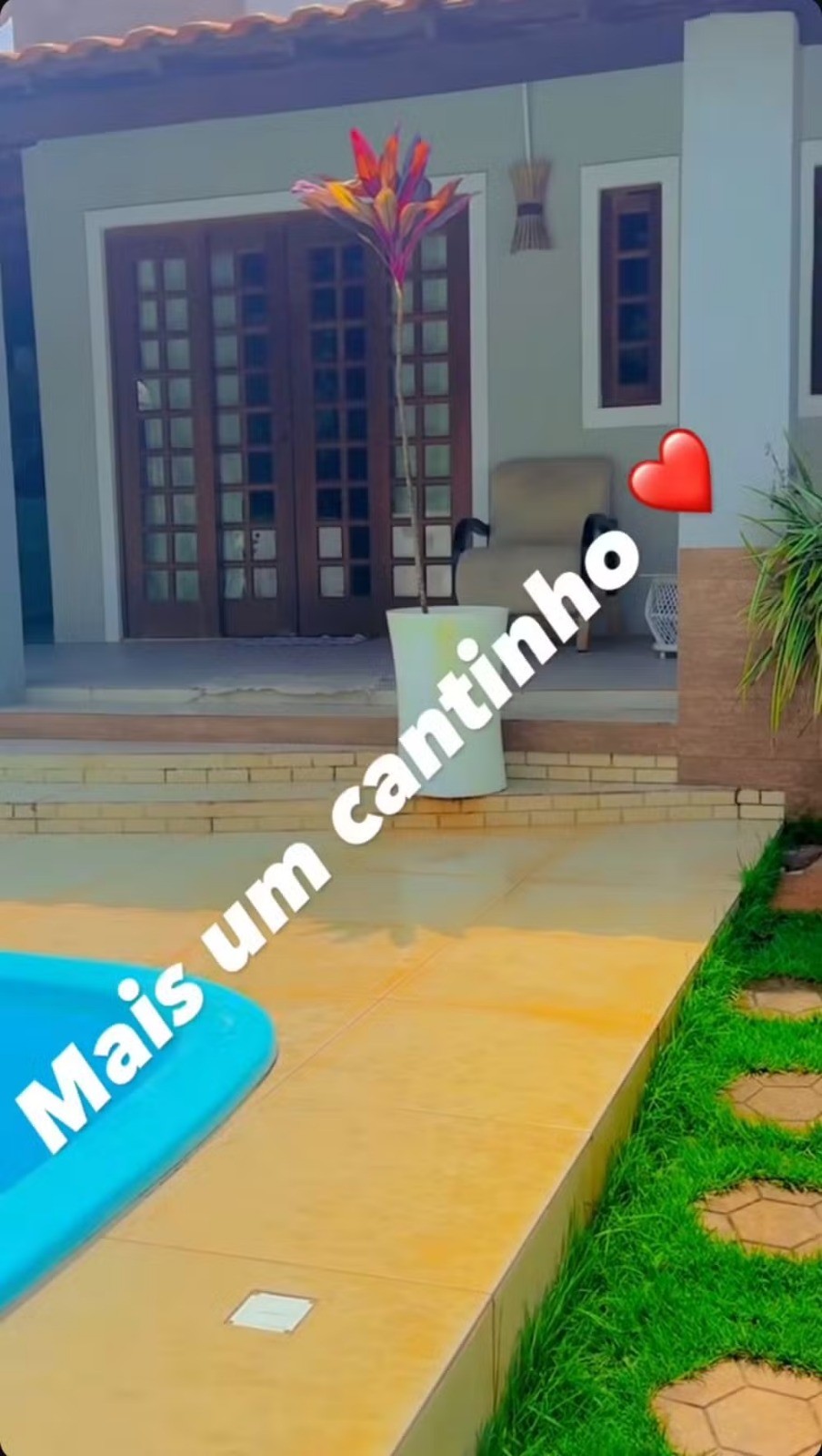 Davi Brito mostra detalhes de uma de suas casas — Foto: Reprodução/Instagram