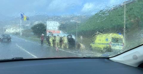 Despiste na Via Rápida em Santa Cruz (com vídeo)