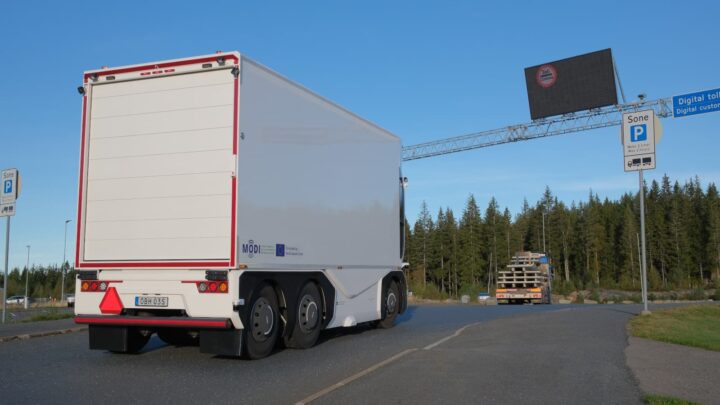 Veículo autónomo que protagonizou a primeira travessia de fronteira sem condutor nem cabina