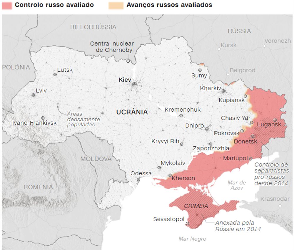 Mapa de Pokrovsk (CNN)
