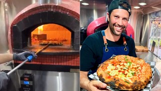 Gustavo Leão tem um negócio na Flórida, nos EUA. O ator tem uma pizzaria em um food truck e se tornou pizzaiolo  — Foto: Reprodução/Instagram