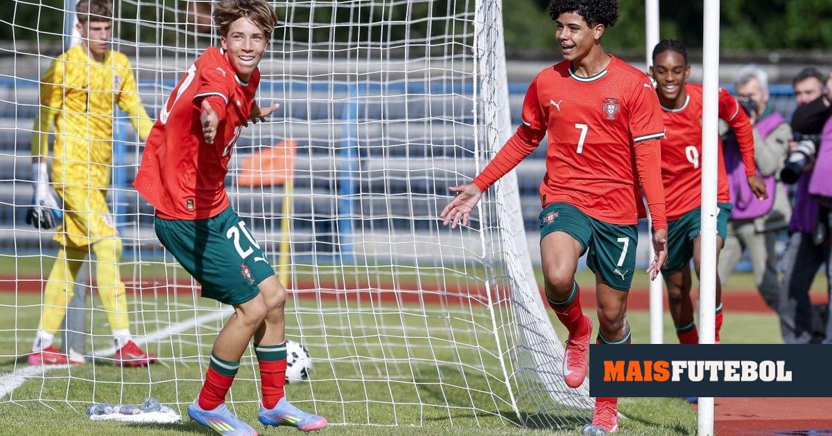 VÍDEO: Cristianinho estreia-se a marcar nos Sub-16 com um golo à Ronaldo