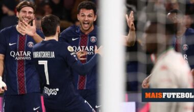 VÍDEO: Gonçalo Ramos salta do banco e dá vitória ao PSG aos 90+4m