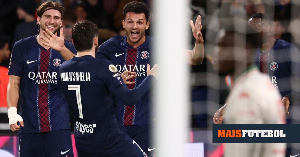 VÍDEO: Gonçalo Ramos salta do banco e dá vitória ao PSG aos 90+4m