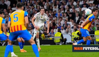 VÍDEO: Carreras marca golaço e Real Madrid goleia na receção ao Valência